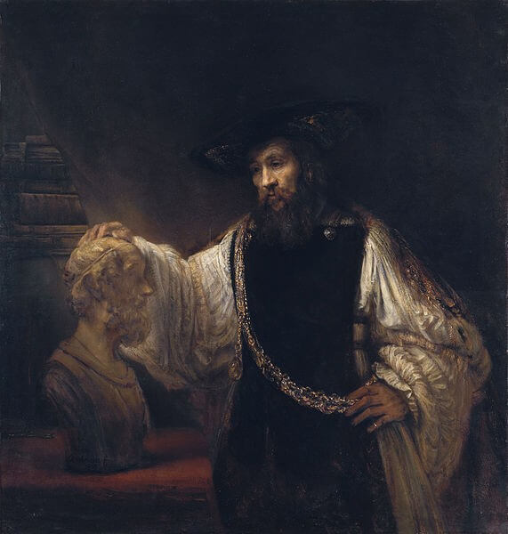 Aristotels (by Rembrandt van Rijn) / Source: Rembrandt, Wikimedia Commons (Public domain)