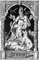 Odin met onder andere zijn raven / Bron: Publiek domein, Wikimedia Commons (PD)