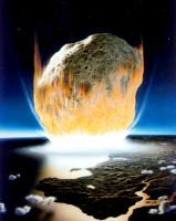 Inslag meteoriet / Bron: Publiek domein, Wikimedia Commons (PD)